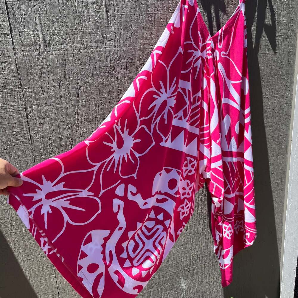 Aloha Royale Hawaii Pink Floral Jumper